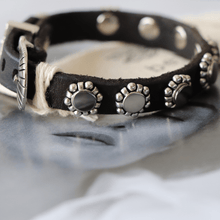 Load image into Gallery viewer, BellasOriginal Bracelets 3 Piece Buckle Set Leather Bracelet dark brown color
