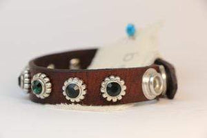 BellasOriginal Bracelets Leather Bracelet dark brown color