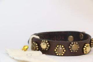 BellasOriginal Bracelets Leather Bracelet dark brown color